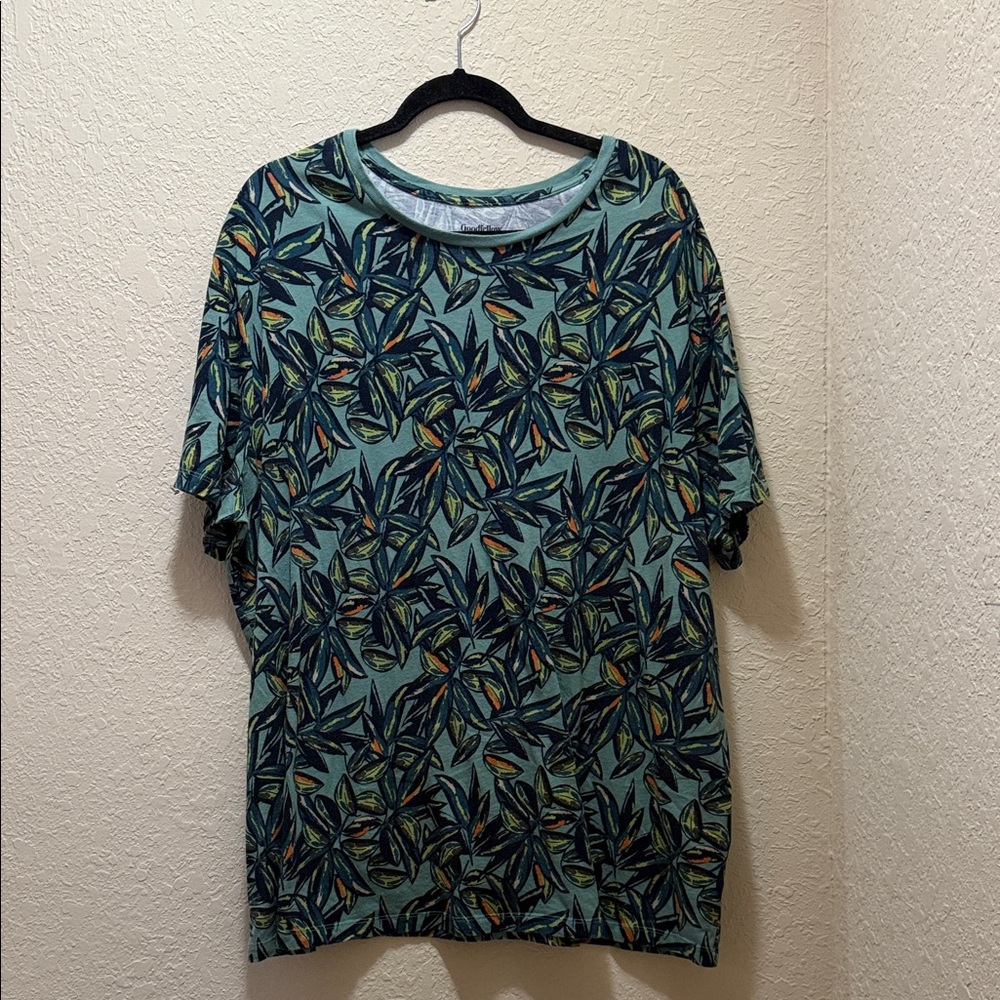 Goodfellow Unisex Tropical Leaf T-Shirt XXL